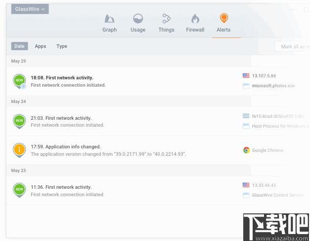 glasswire elite下载,防火墙,网络监控,网络检测,网络安全