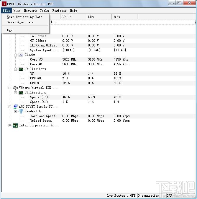 HWMonitor,HWMonitor Pro,CPU监测