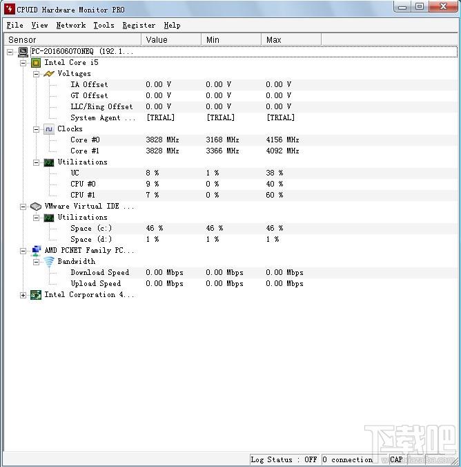 HWMonitor,HWMonitor Pro,CPU监测