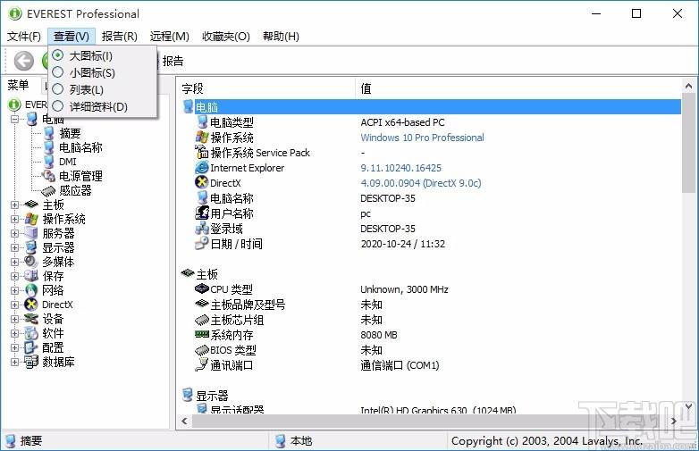 Everest Professional下载,电脑硬件检测工具,电脑硬件检测
