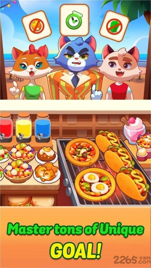 疯狂猫大厨手机版下载,疯狂猫大厨,经营游戏,养成游戏