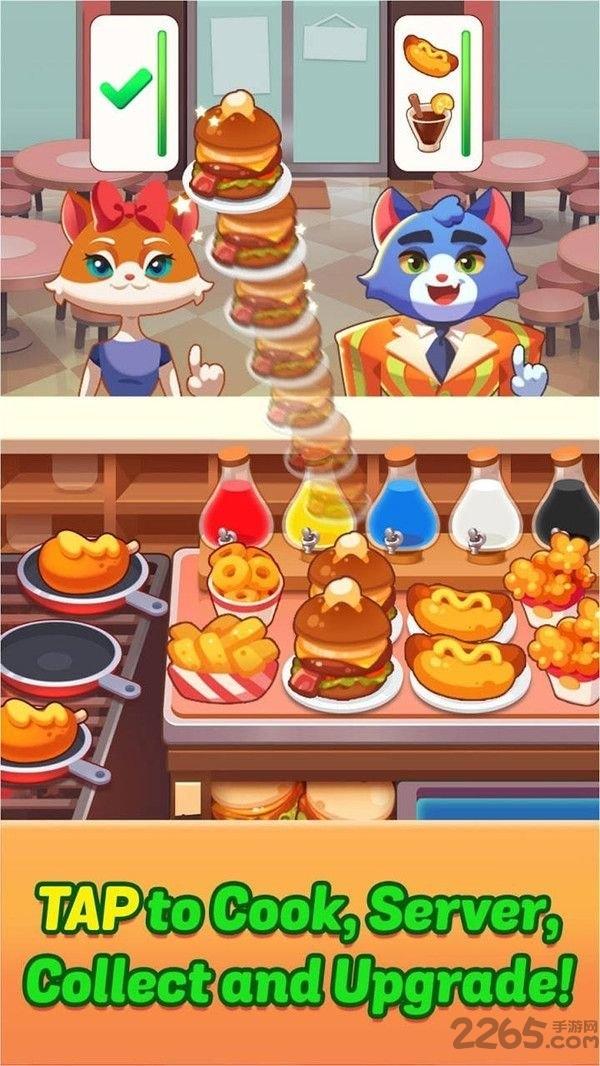 疯狂猫大厨手机版下载,疯狂猫大厨,经营游戏,养成游戏